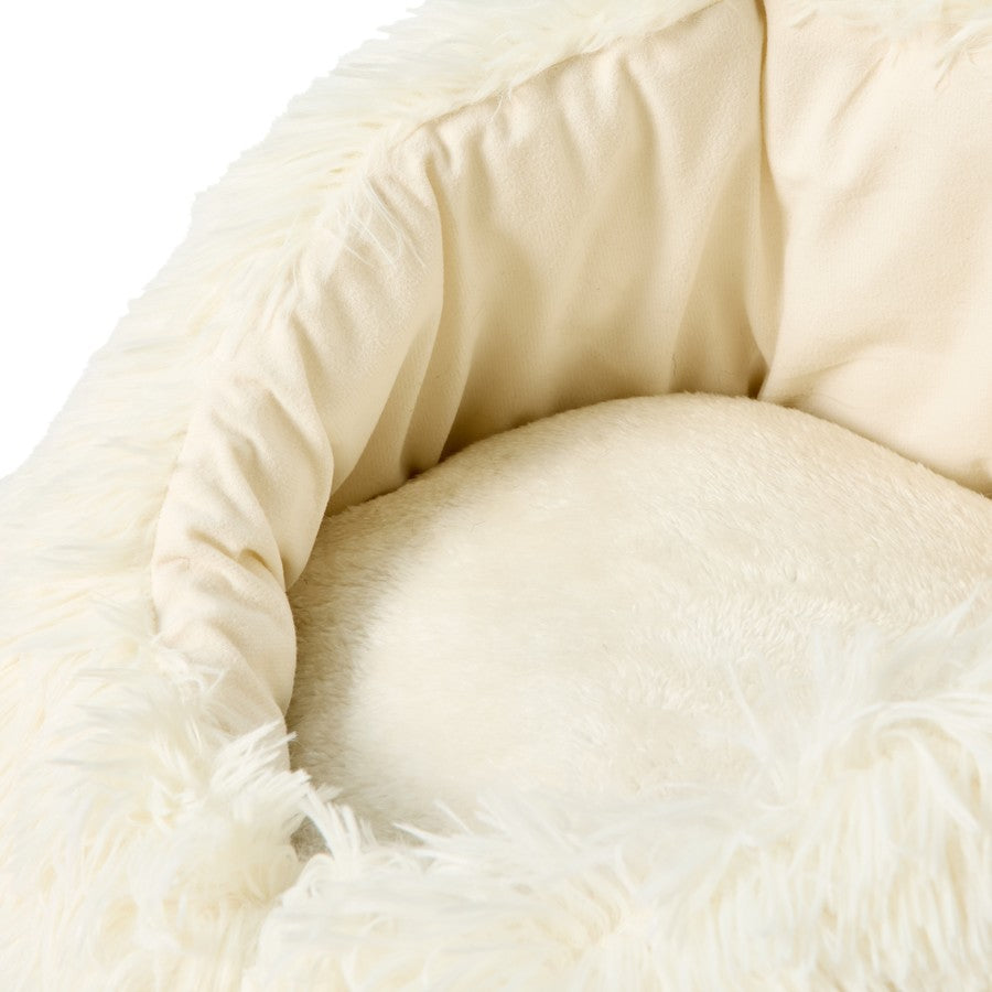 High Pile Cave Pet Bed Small