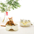 Cat Scratching Board Nest Double-sided Usable Cat Bed Round