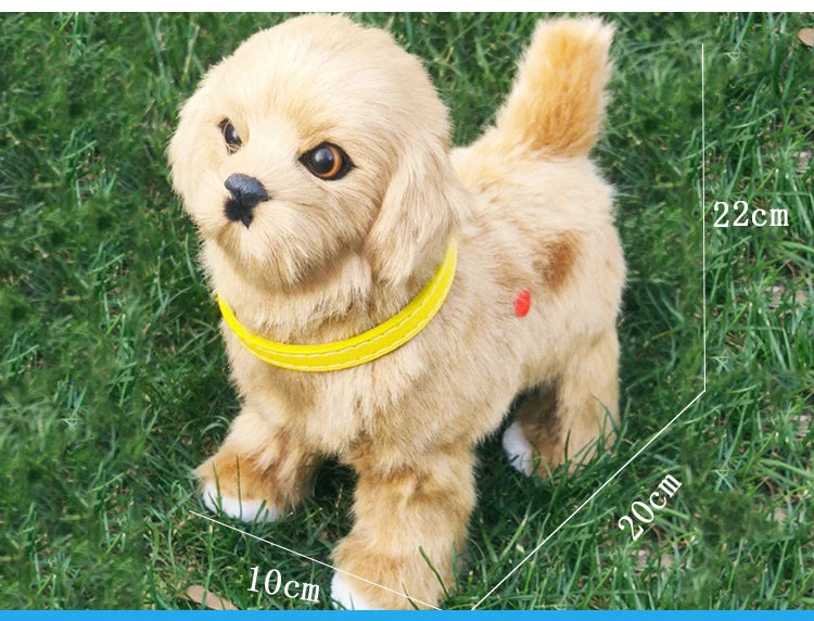 Interactive Robot Pet Dog | Voice-Controlled Walking Plush Toy with Music