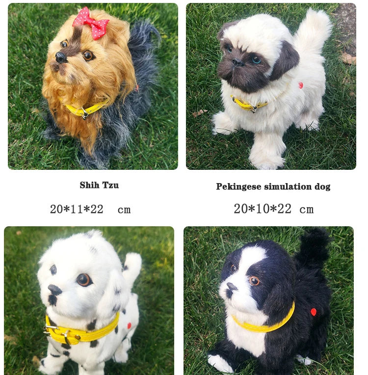 Interactive Robot Pet Dog | Voice-Controlled Walking Plush Toy with Music