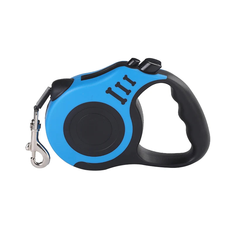 3m 5m Dog Leash for Small Medium Large Dogs Cats Automatic Retractable Strong Nylon Puppy Travel Walking Hiking Traction Rope