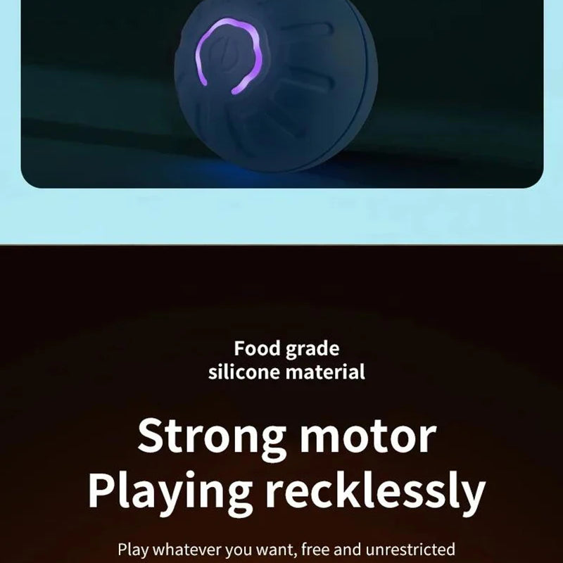 Smart Dog Toys Ball Electronic Interactive Pet Toy Moving Ball USB Automatic Moving Bouncing for Puppy Birthday gift Cat Product
