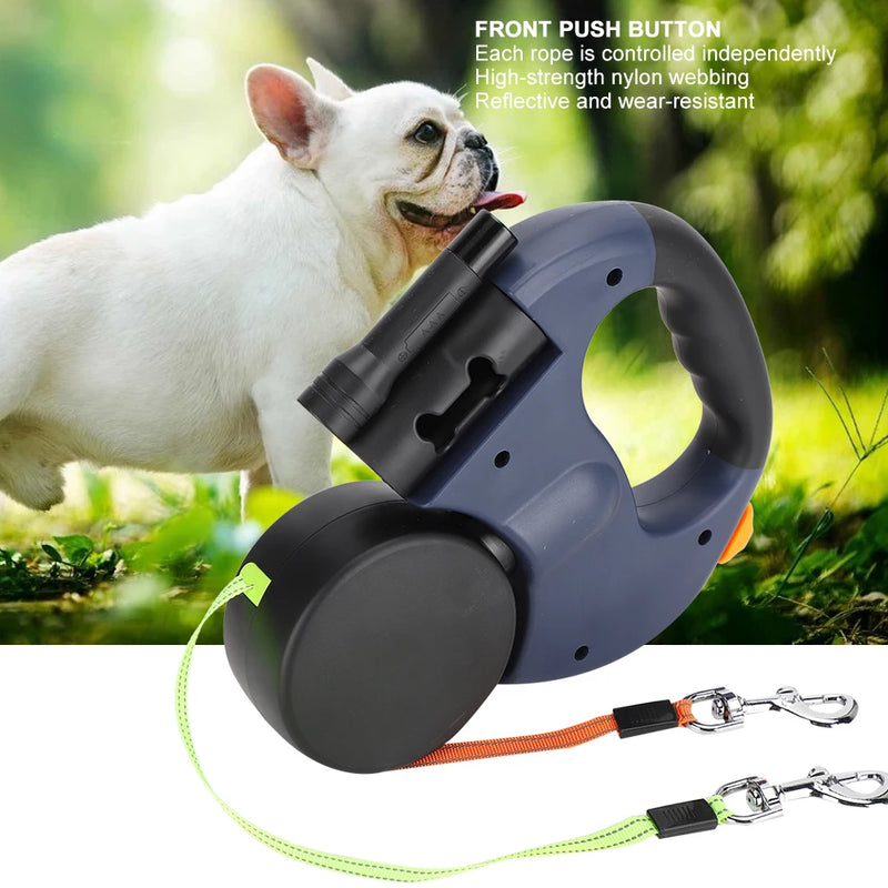 LED Night Safety Dog Leash | Ergonomic Light-Up Walking Lead