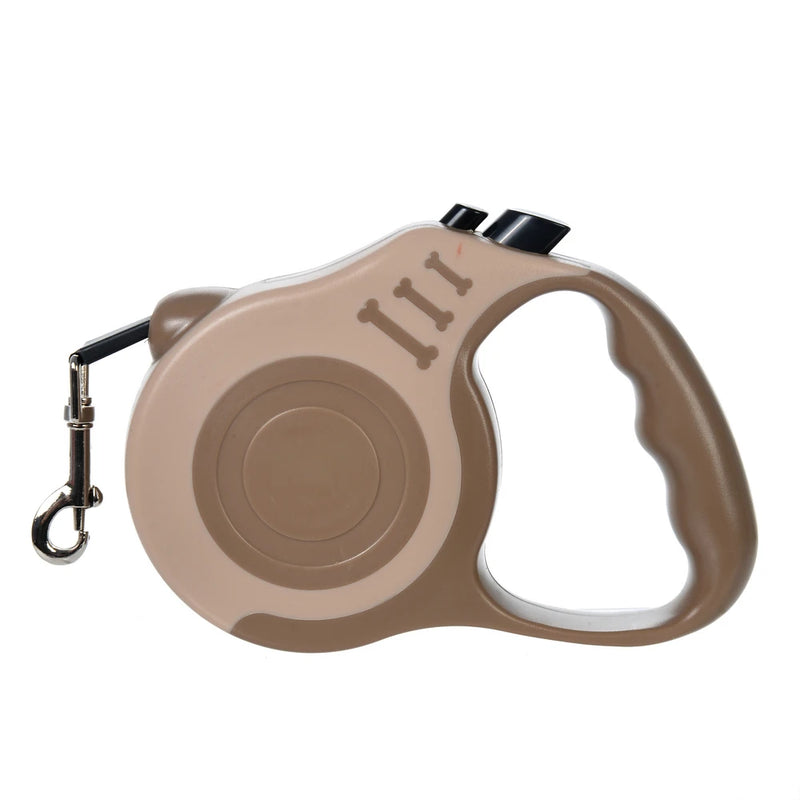 3m 5m Dog Leash for Small Medium Large Dogs Cats Automatic Retractable Strong Nylon Puppy Travel Walking Hiking Traction Rope