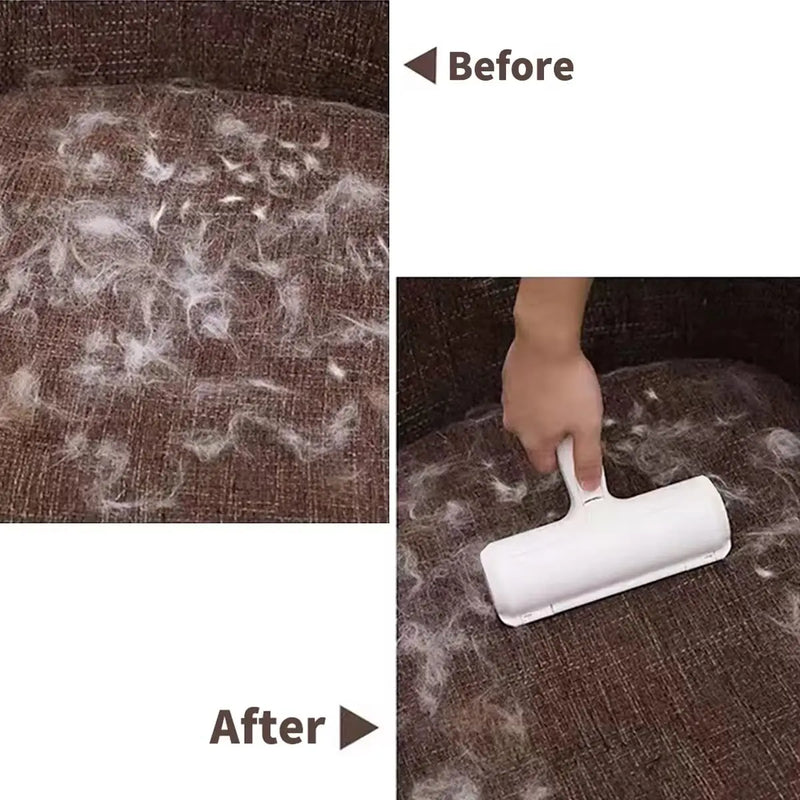 Self-Cleaning Pet Hair Roller | Reusable Fur Remover for Furniture & Clothes