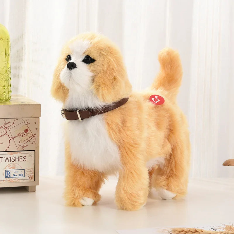 Interactive Robot Pet Dog | Voice-Controlled Walking Plush Toy with Music