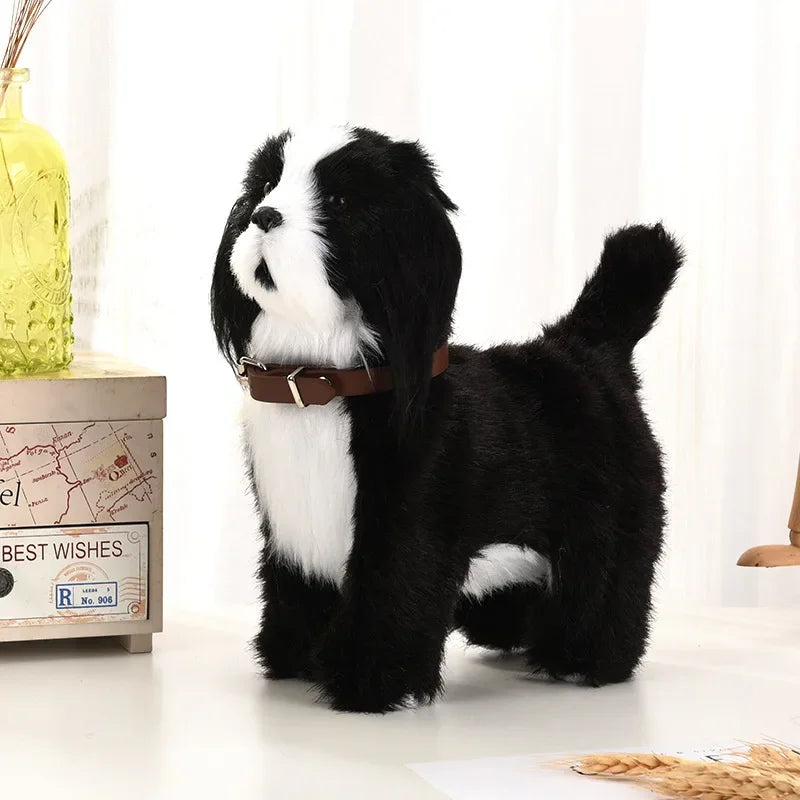 Interactive Robot Pet Dog | Voice-Controlled Walking Plush Toy with Music