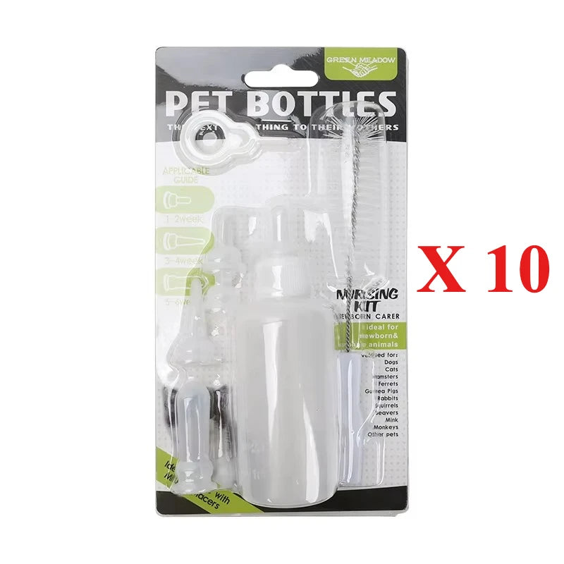 Newborn Pet Feeding Bottle | Hand-Rearing Kit for Puppies & Kittens