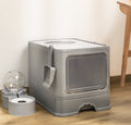 Large Double Door Drawer Foldable Cat Litter Basin