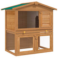 Rabbit hutch, small animal house, rabbit hutch with 3 doors, rabbit hutch 3
