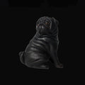 Simulation Animal Model Dog Toy Ornament Pet Dog Pug Dog Model