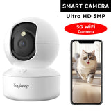 2K Pan-Tilt Pet Camera | 5G WiFi Indoor Security Camera with 2-Way Audio & Night Vision