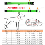 3-Mode Rechargeable LED Dog Collar | USB Night Glow Safety Collar
