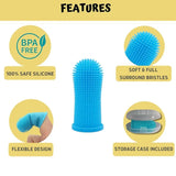 Soft Silicone Pet Finger Toothbrush | Dental Breath Care for Dogs & Cats