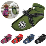 Waterproof Dog Winter Jacket with Harness Ring | Warm Vest for Small Dogs