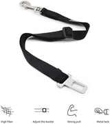 Pet Car Seat Safety Belt Harness | Adjustable Vehicle Travel Clip for Dogs & Cats