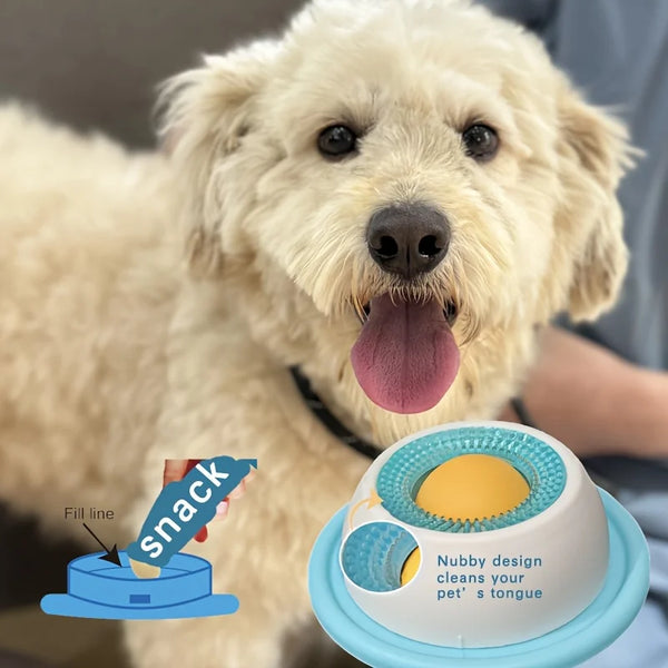 Lick Mat Slow Feeder for Dogs & Cats | Calming Interactive Snack Pad