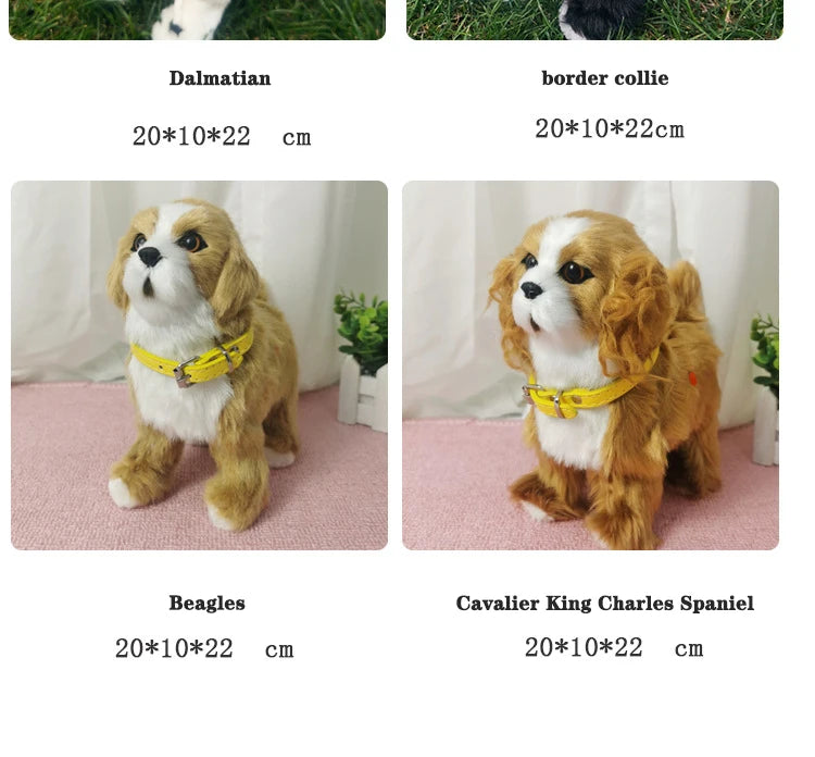Interactive Robot Pet Dog | Voice-Controlled Walking Plush Toy with Music