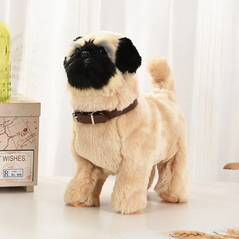 Interactive Robot Pet Dog | Voice-Controlled Walking Plush Toy with Music