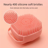Dog Bathing Brush & Shampoo Dispenser | Soft Silicone Massage Grooming Tool