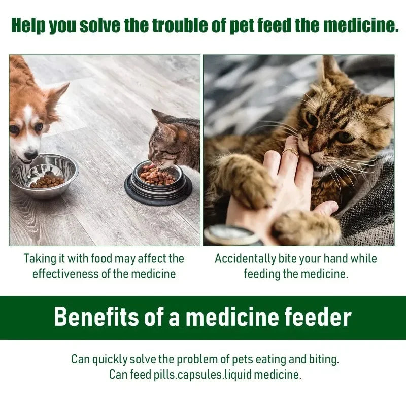 Pet Pill Dispenser Syringe | Easy Medication Tool for Cats & Dogs