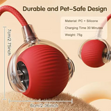 Smart Self-Rolling Cat & Dog Ball | Obstacle-Avoiding Interactive Pet Toy