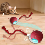 Smart Self-Rolling Cat & Dog Ball | Obstacle-Avoiding Interactive Pet Toy