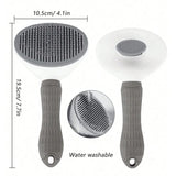 Self-Cleaning Pet Hair Removal Comb | One-Click Fur Brush for Dogs & Cats