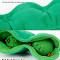 Pea Pod Snuffle Toy | Squeaky Treat-Hiding Plush for Dogs