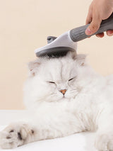Self-Cleaning Pet Hair Removal Comb | One-Click Fur Brush for Dogs & Cats