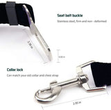 Pet Car Seat Safety Belt Harness | Adjustable Vehicle Travel Clip for Dogs & Cats