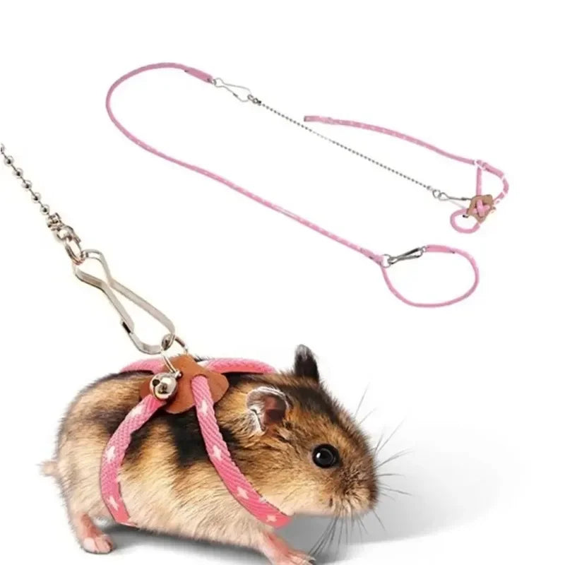 Small Pet Harness & Leash Set | For Hamsters, Rabbits, Ferrets & Rats