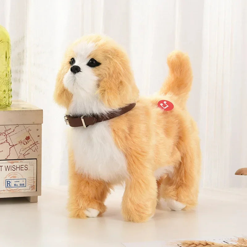 Interactive Robot Pet Dog | Voice-Controlled Walking Plush Toy with Music