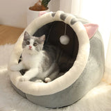 Deep Sleep Foldable Pet Bed | Washable Cave Sleeping Mat for Cats & Dogs