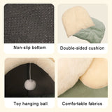 Deep Sleep Foldable Pet Bed | Washable Cave Sleeping Mat for Cats & Dogs