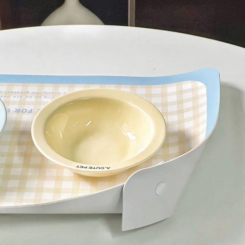 Anti-Spill Pet Feeding Mat | Waterproof Non-Slip Placemat for Dogs & Cats
