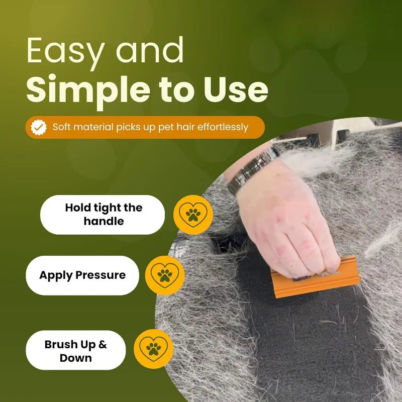 Compact Pet Hair Remover Tool | Quick-Grab Fur Lifter for Furniture & Clothing