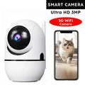 Pet Dog Camera with Phone App, 5G/2.4GHz WiFi Indoor Security Baby Camera, 360° Pan & Tilt, 2-Way Audio, Night Vision