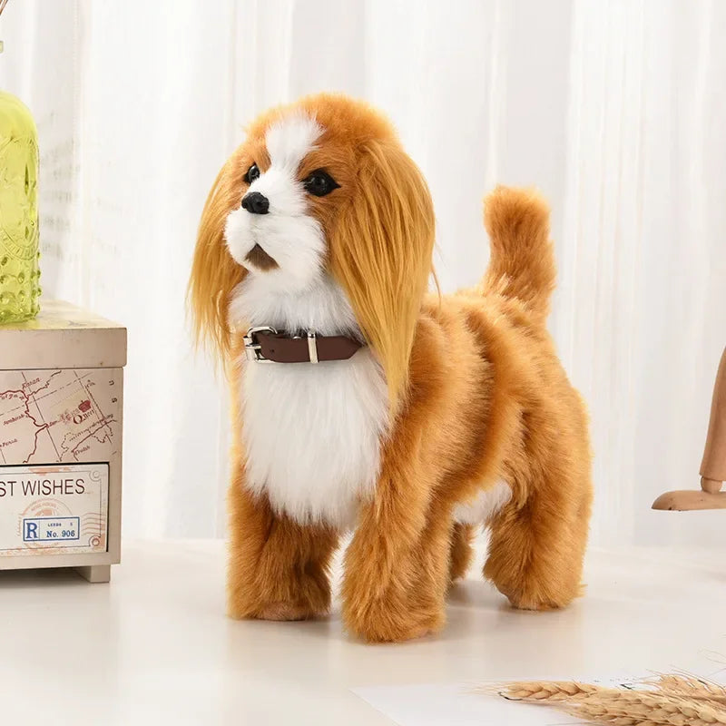 Interactive Robot Pet Dog | Voice-Controlled Walking Plush Toy with Music