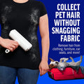 Self-Cleaning Pet Hair Roller | Reusable Fur Remover for Furniture & Clothes