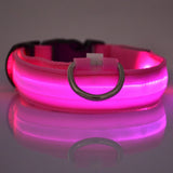 LED Glow-in-the-Dark Dog Leash & Collar Set | Night Safety Fluorescent Lead