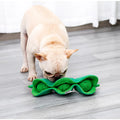 Pea Pod Snuffle Toy | Squeaky Treat-Hiding Plush for Dogs