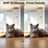 2K Pan-Tilt Pet Camera | 5G WiFi Indoor Security Camera with 2-Way Audio & Night Vision
