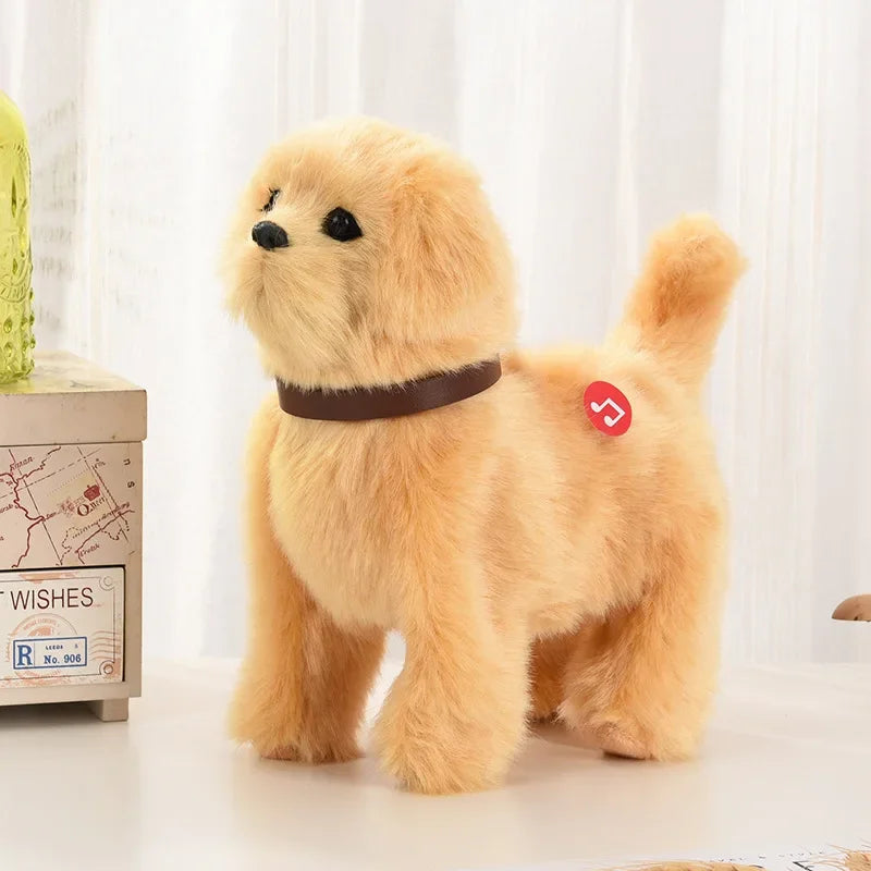 Interactive Robot Pet Dog | Voice-Controlled Walking Plush Toy with Music