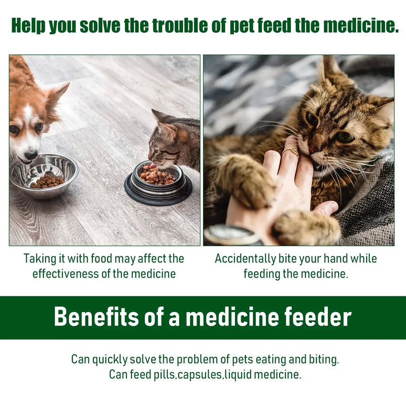 Pet Pill Dispenser Syringe | Easy Medication Tool for Cats & Dogs