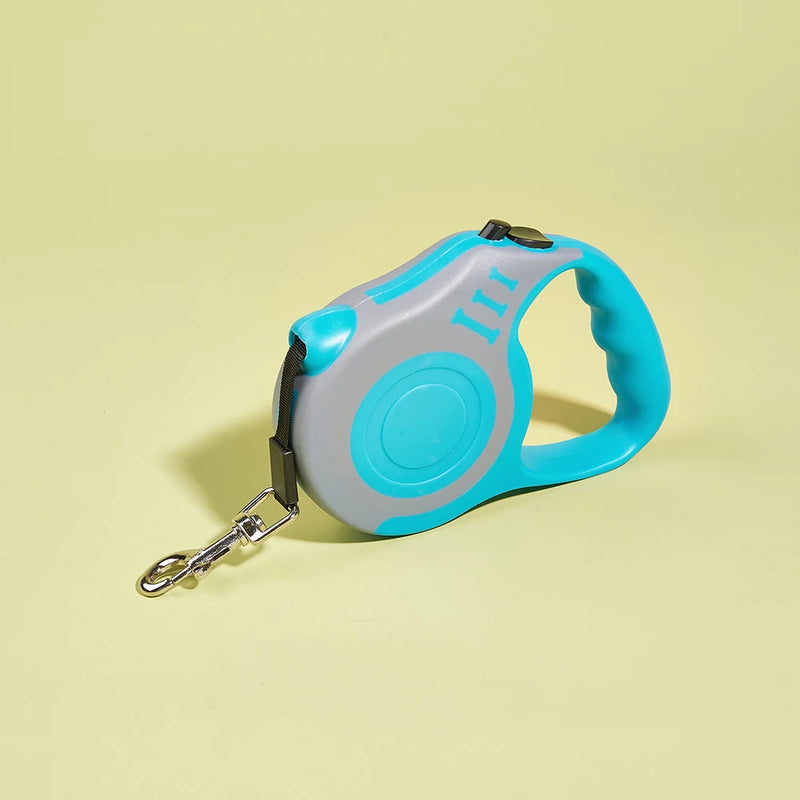 3m 5m Dog Leash for Small Medium Large Dogs Cats Automatic Retractable Strong Nylon Puppy Travel Walking Hiking Traction Rope