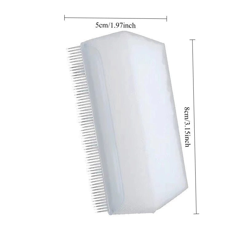 Cat Massage Brush Tongue Sensory Cleaning Brush Soft Cat and Dog Tongue Coating Brush Double-sided Sponge Cat Tongue Comb