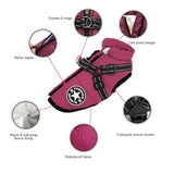 Waterproof Dog Winter Jacket with Harness Ring | Warm Vest for Small Dogs