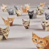 DIY 3D Origami Animal Kit 50-Pack | Foldable Paper Cats, Dogs & Dinosaurs