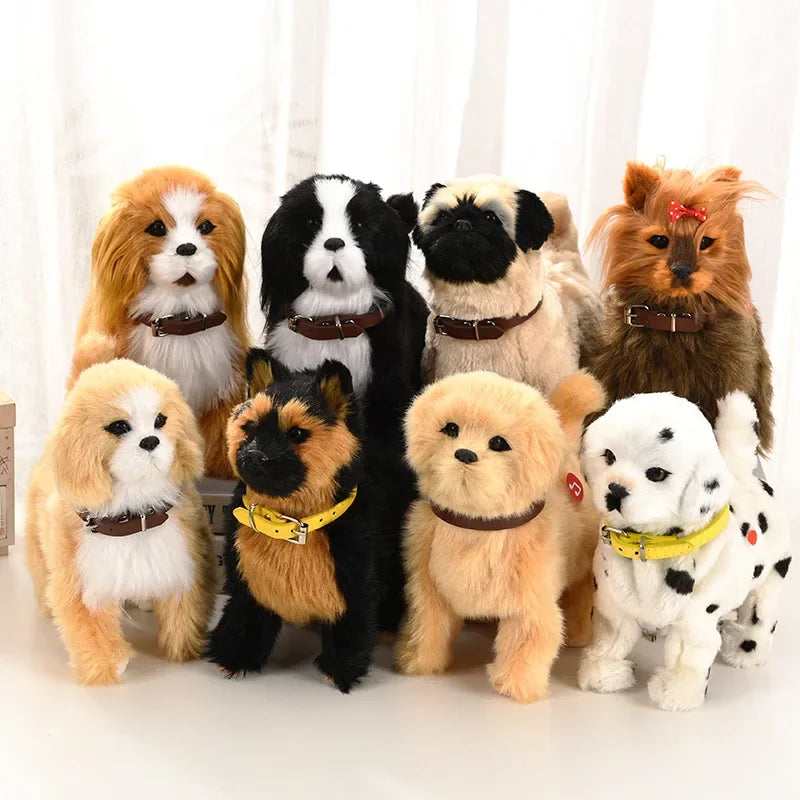 Interactive Robot Pet Dog | Voice-Controlled Walking Plush Toy with Music